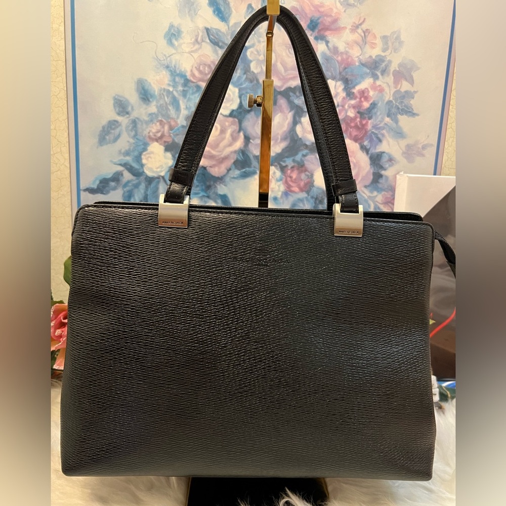 Balenciaga 2 Way Bag in Leather Black